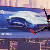 Hyundai concept car in 'Spider-Man Across the Spider-Verse'