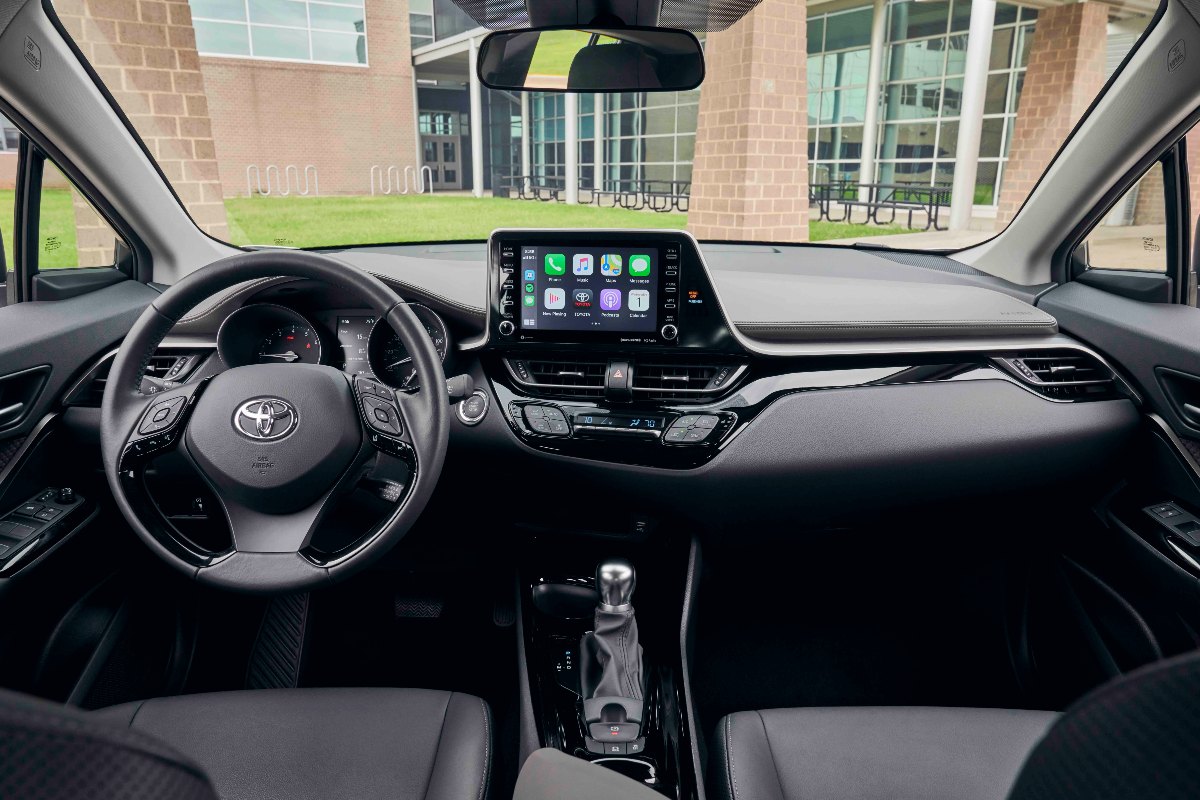 Interior of 2022 Toyota C-HR, J.D. Power most reliable SUV, was just discontinued 
