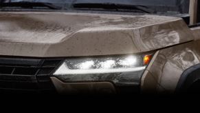 Sneak preview of the upcoming 2024 Lexus GX headlamps.