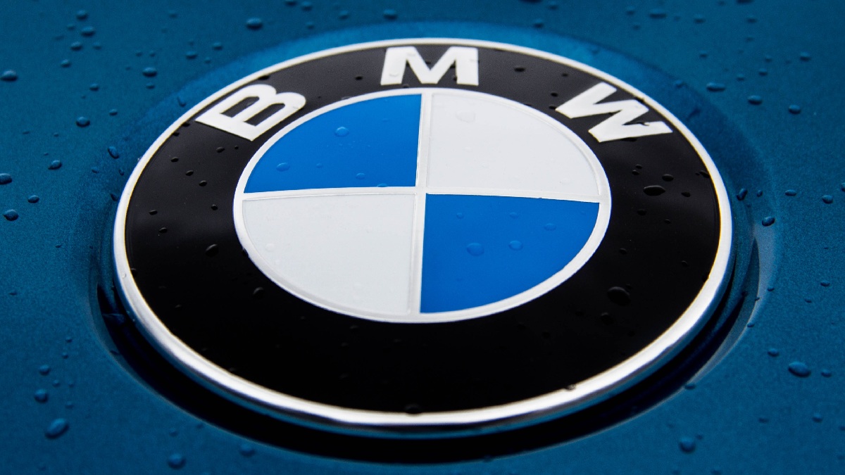 Logo for BMW, showing that most people pronounce the name wrong for the luxury car brand