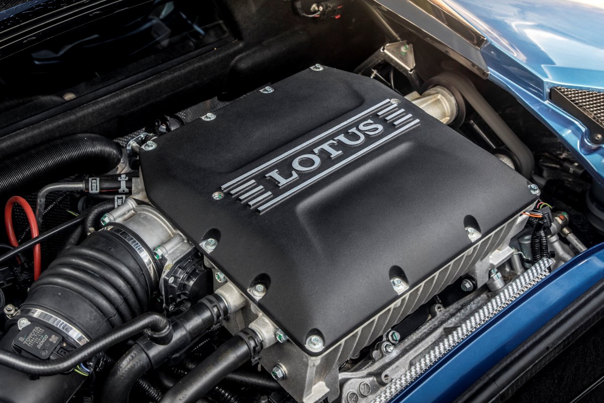 Lotus Evora sports car engine, which comes from the reliable Toyota Camry