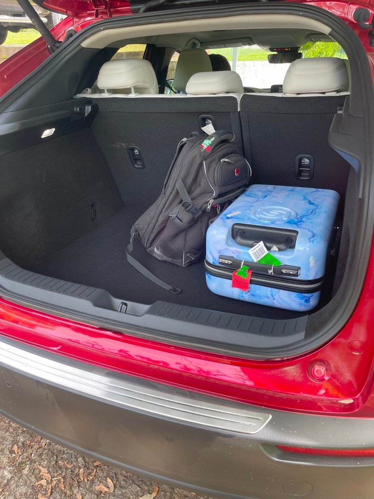 The rear cargo hold in the 2023 Mazda CX-30