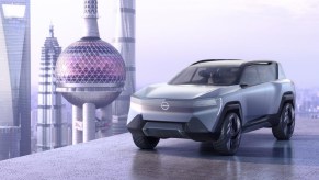 Nissan Arizon Concept on stage at the Shanghai Auto Show