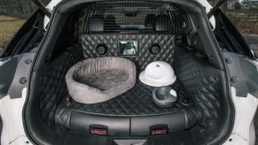 Nissan Rogue X-Trail 4Dogs - This fully-equipped cargo area makes it the best SUV for dogs