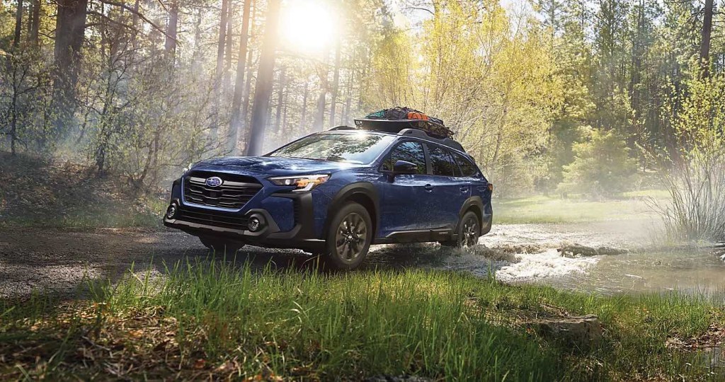 2023 Subaru Outback in blue