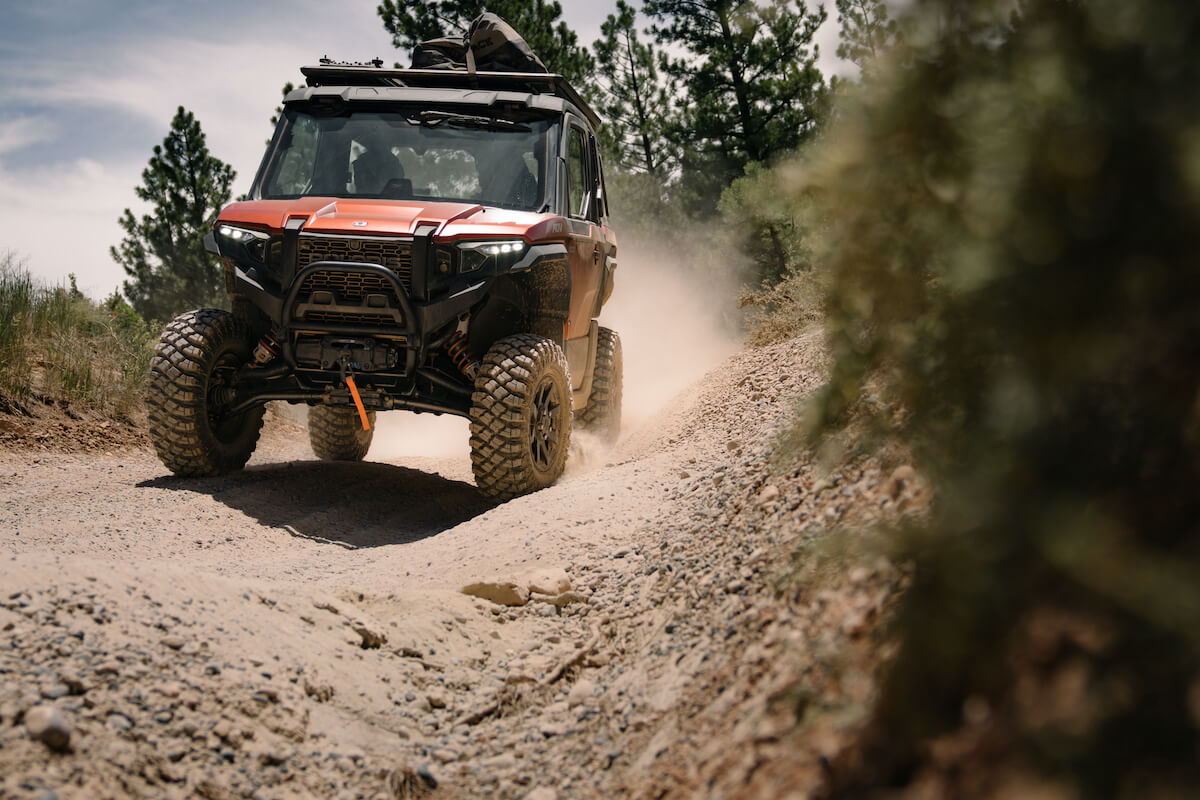 2024 Polaris Xpedition going through the dirt