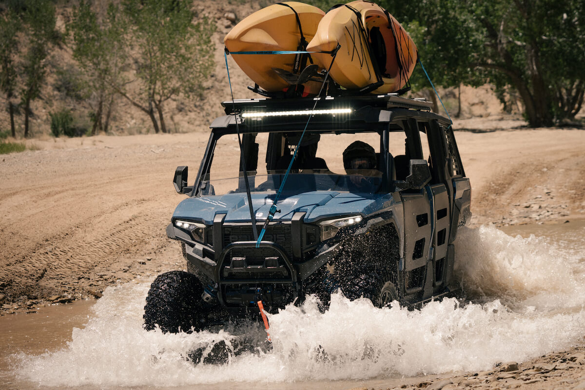 2024 Polaris Xpedition going through the water