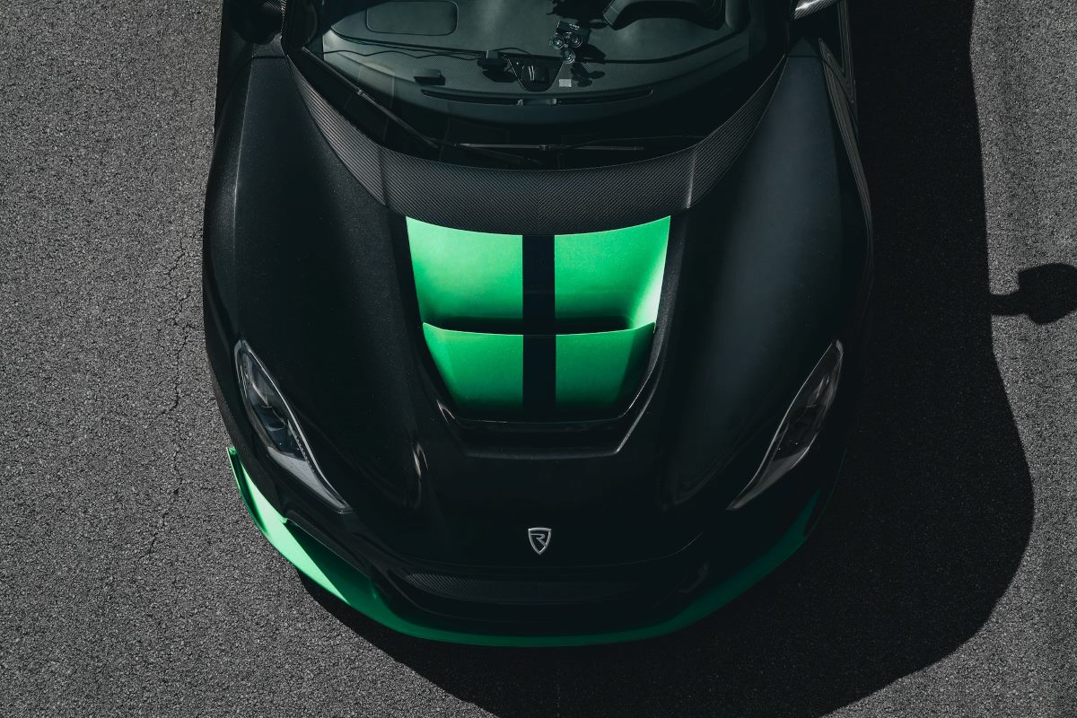 Rimac Nevera from above