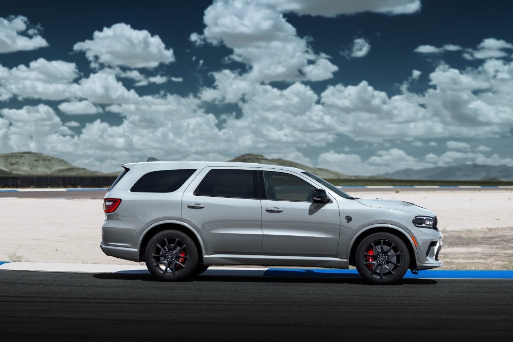2023 Dodge Durango SRT Hellcat. It competes with the BMW X5 M