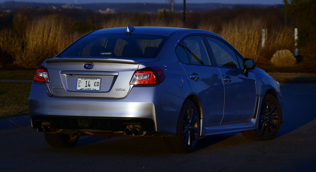 2015 Subaru WRX rear view
