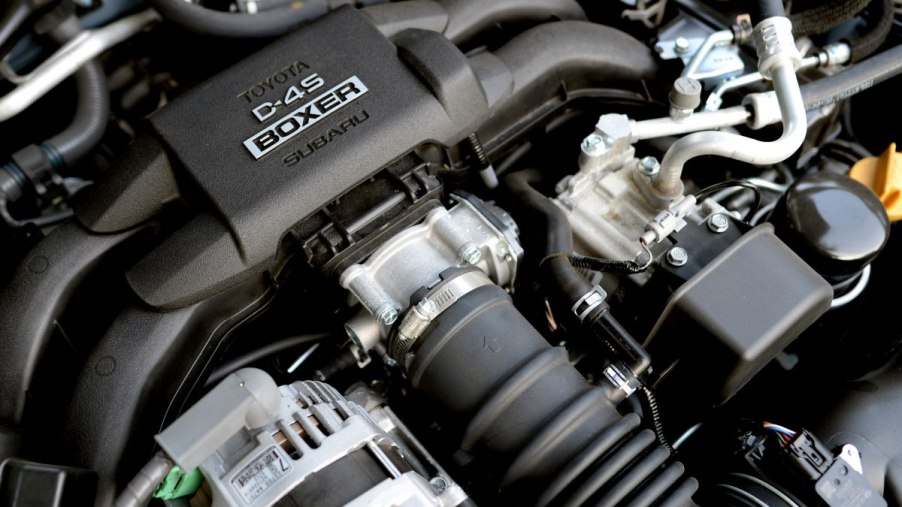 New Subaru Boxer engine, which is less prone to blow up