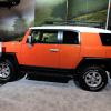 Orange Toyota FJ Cruiser at the 105th Annual Chicago Auto Show