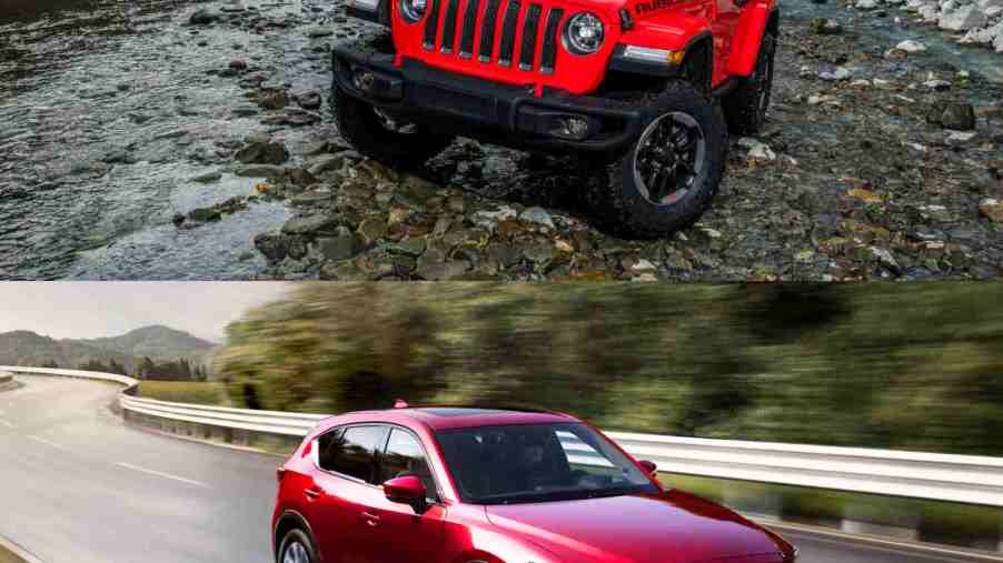The best used SUV battle between this Mazda and Jeep continues