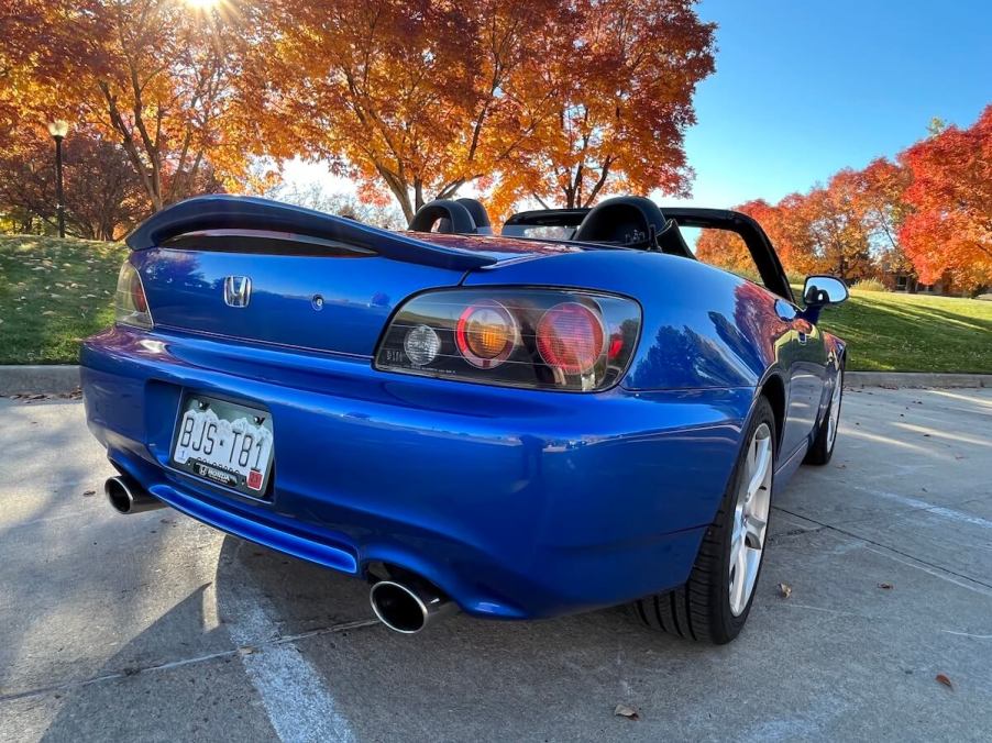 2008 Honda S2000 in the autumn sunlight