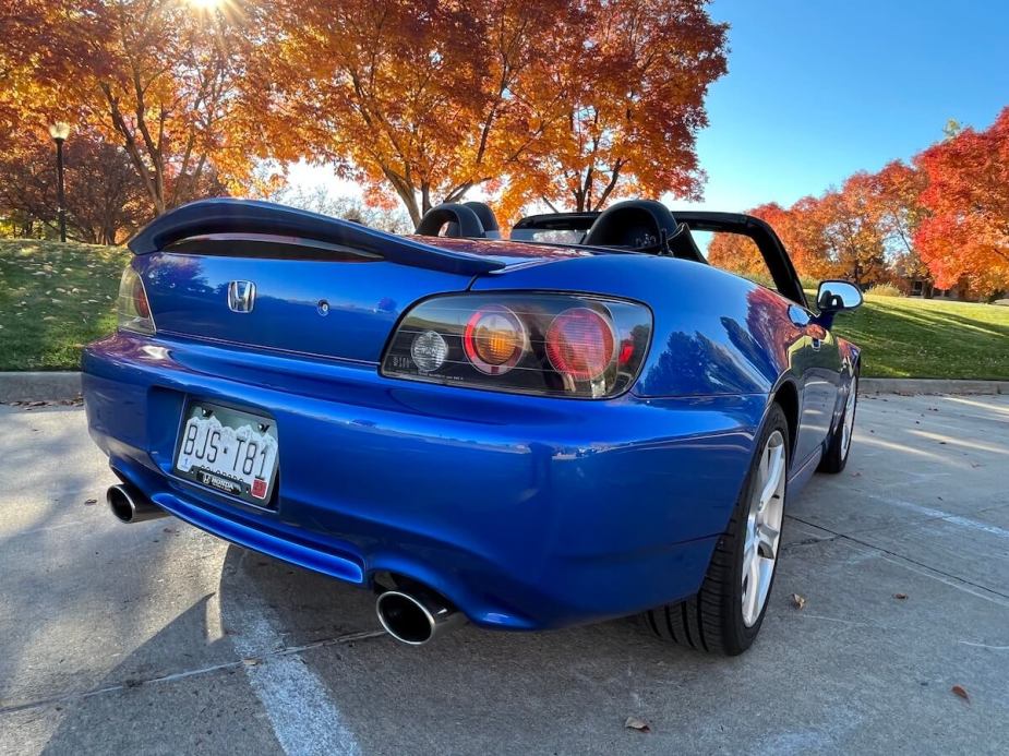 2008 Honda S2000 in the autumn sunlight