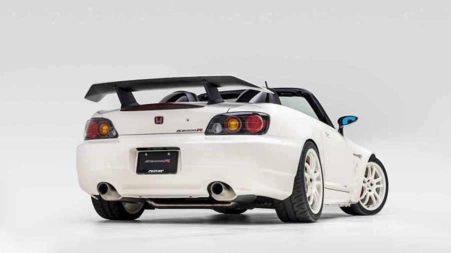 A rear view of the Honda S2000R from Evasive Motorsports