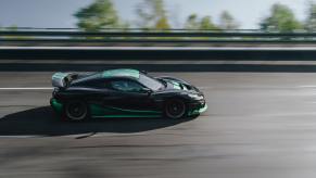 A new Rimac Nevera doing high speed testing in Germany