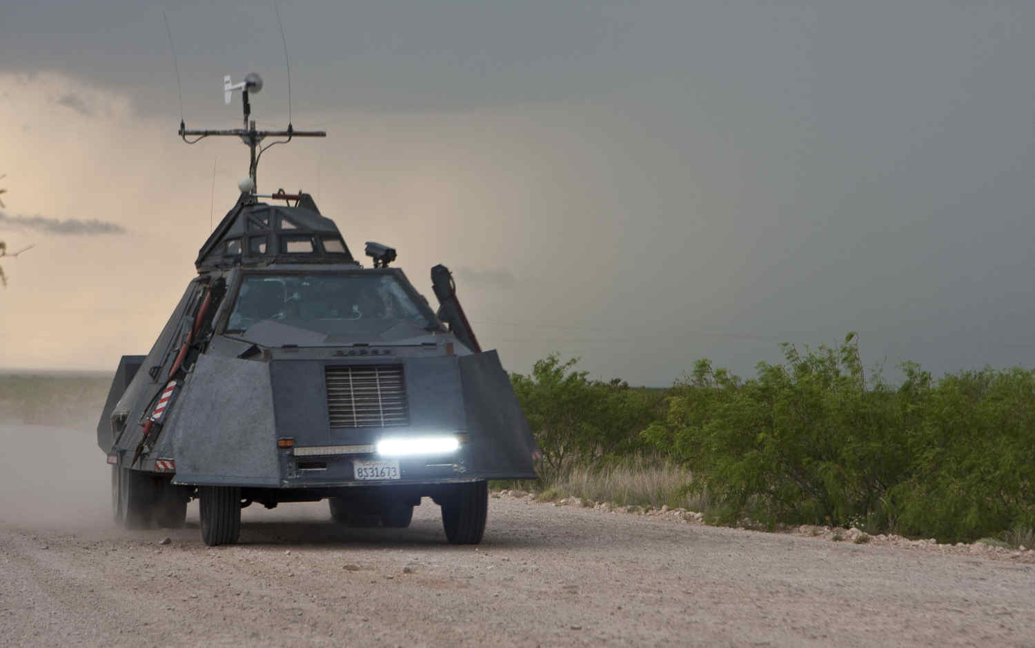 Storm chaser vehicles like this Tornado Intercept Vehicle are made of Ford trucks
