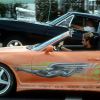 Brian O'Connor and Dom Toretto race in the final scene of "The Fast and the Furious"