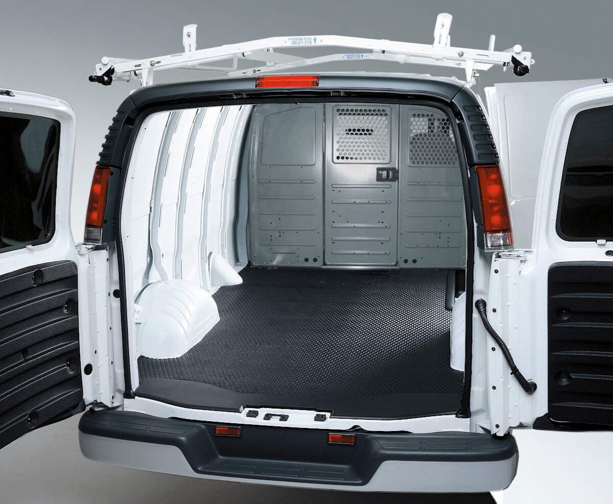2016 GMC Savana cargo van trims interior