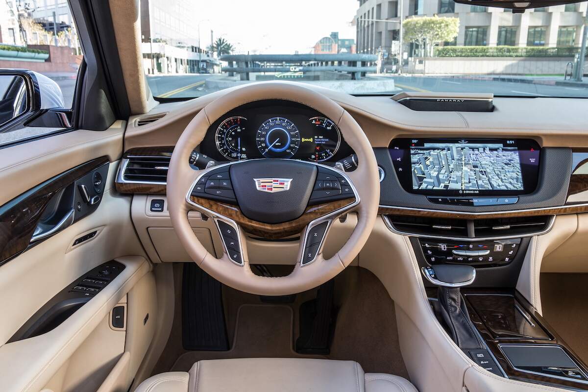 2017 Cadillac CT6 cockpit