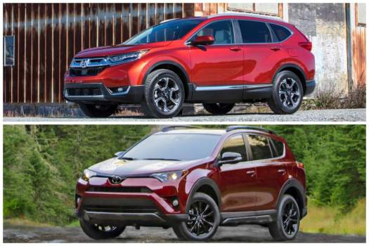 2018 Honda CR-V vs. 2018 Toyota RAV4: Popular Used SUVs Compete
