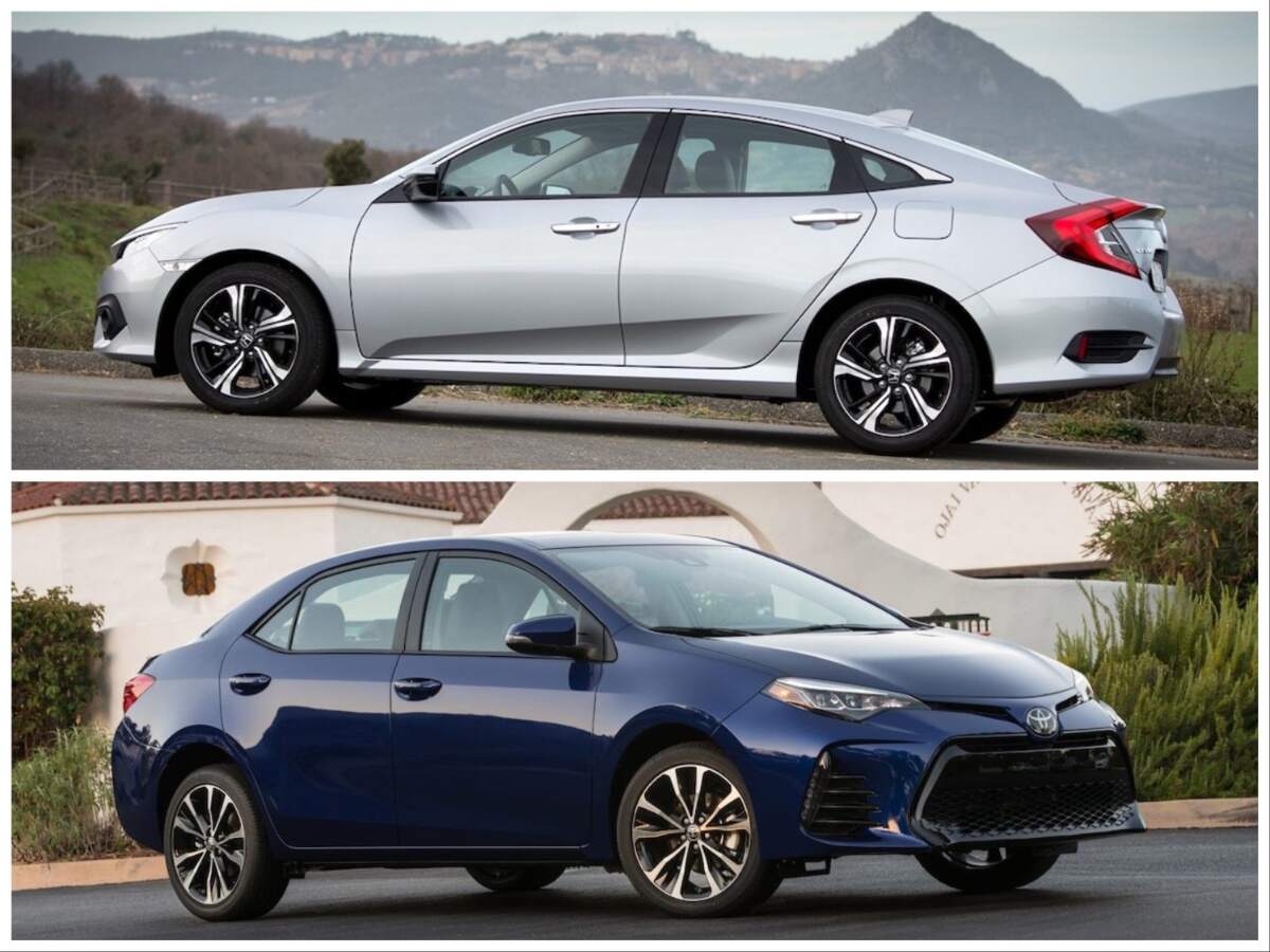 2018 Honda Civic vs 2018 Toyota Corolla used cars