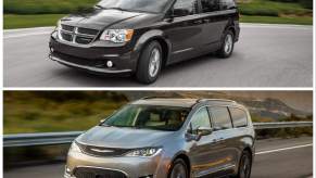Used minivan comparison: 2020 Dodge Caravan vs 2020 Chrysler Pacifica