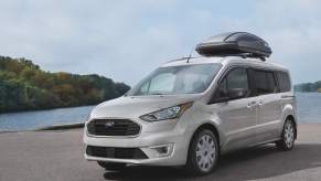 A Ford Transit Connect with a cargo box might appeal to Kia Carnival shoppers