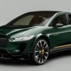 Green 2022 Jaguar I-Pace EV studio shot
