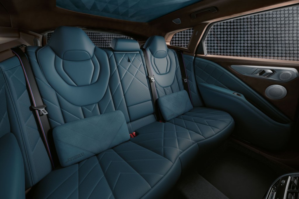 The 2023 BMW XM backseat or M Lounge