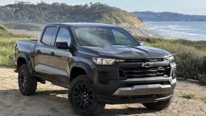 The 2023 Chevy Colorado off-roading in sand