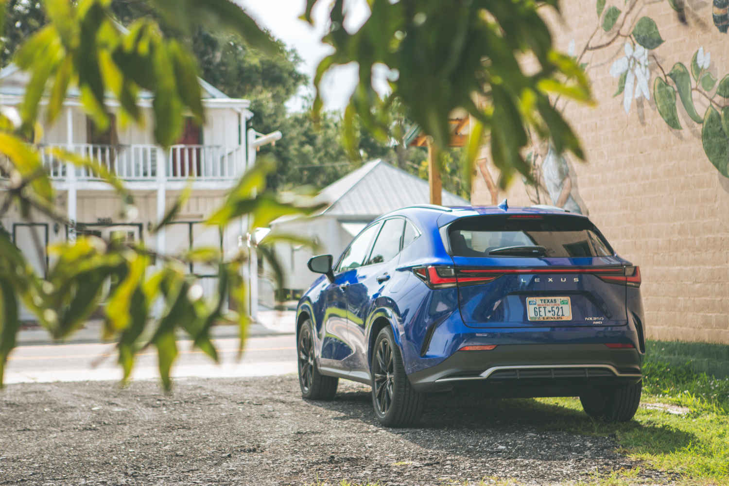 The 2023 Lexus NX 350 back end