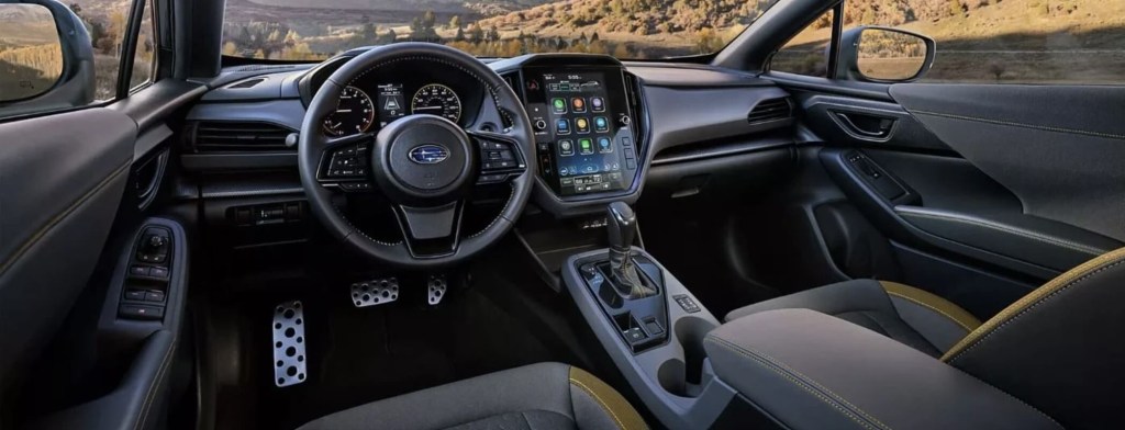 2024 Subaru Crosstrek interior and dash