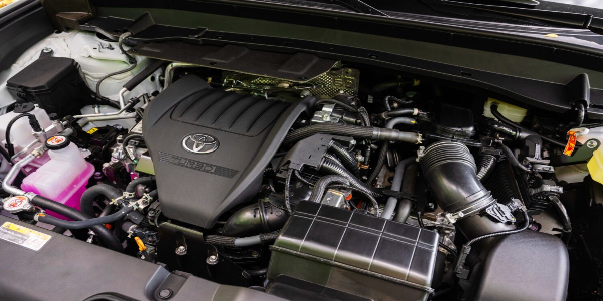A 2024 Toyota Grand Highlander powertrain.