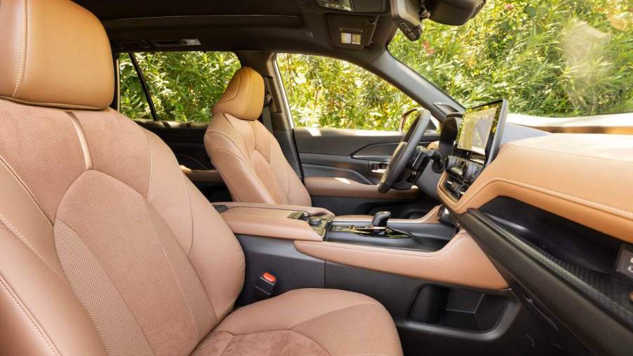 Fully loaded 2024 Toyota Grand Highlander Hybrid interior