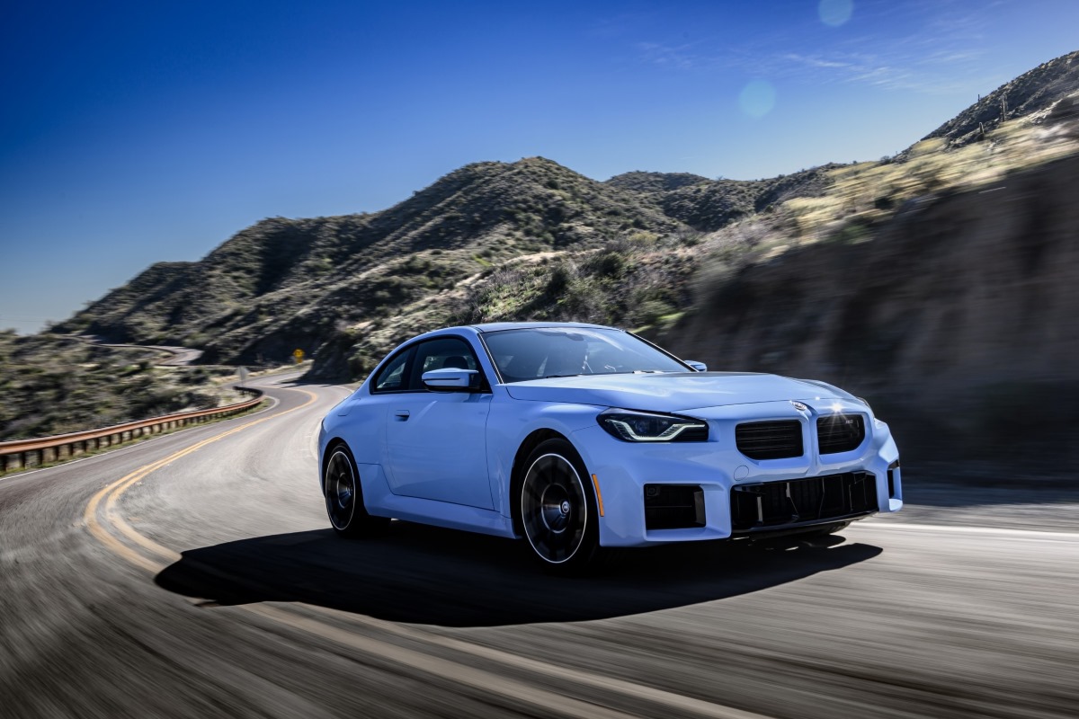 2023 BMW M2 with a manual transmission, the last new BMW M car with a manual