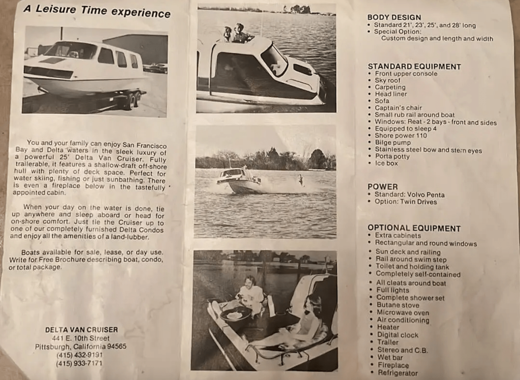 Delta Van Cruiser brochure