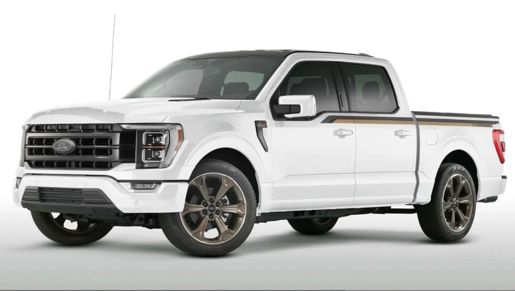 Ford F-150 Black Edition FP700 painted in white