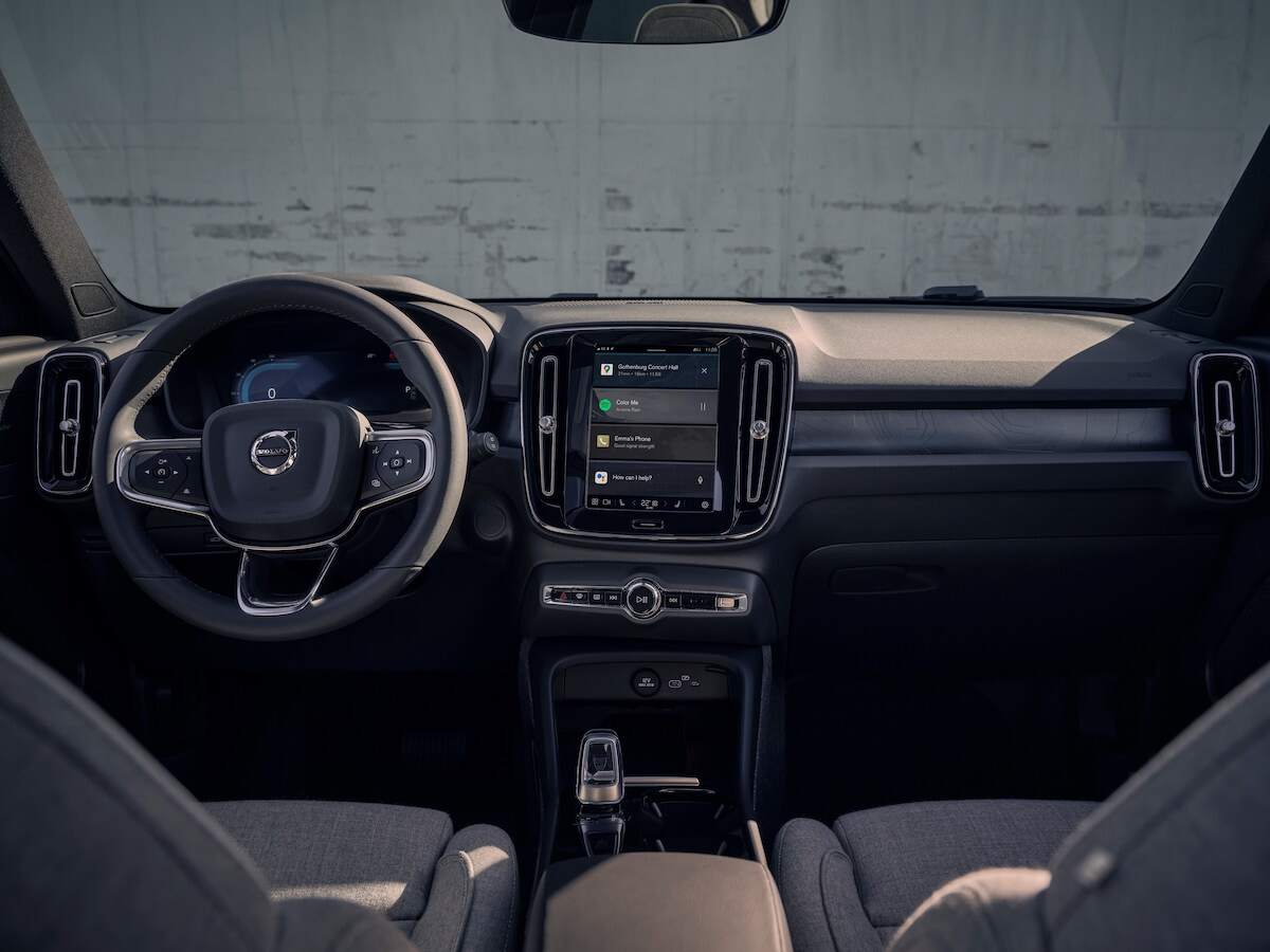 Fully loaded 2023 Volvo XC40 Recharge interior