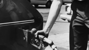 Shell Gas Station Attendant from the 1950s