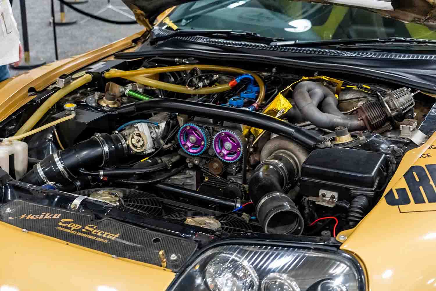 four-cylinder Toyota Supra with 700 horsepower 3S-GTE engine