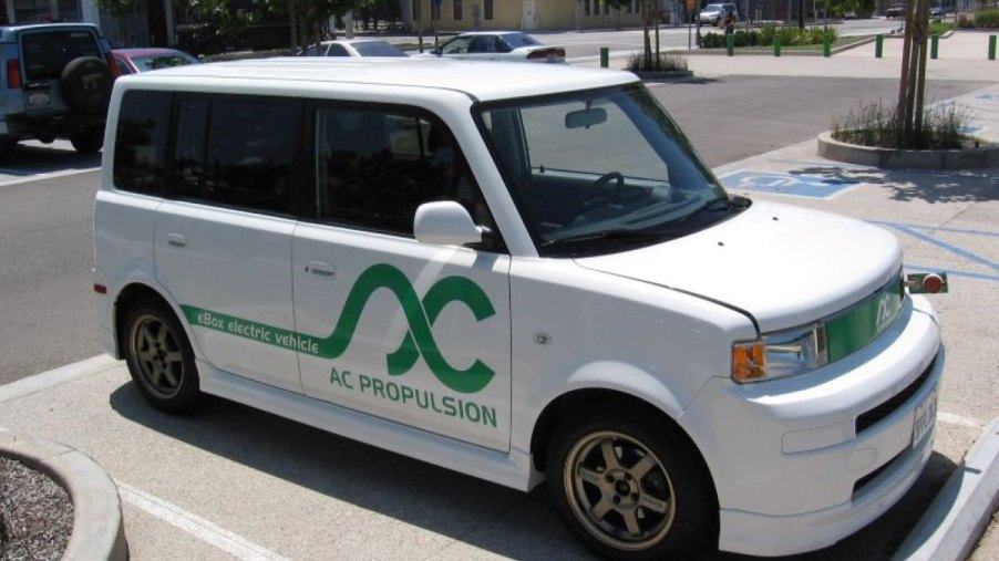 The AC Propulsion eBox was an early EV conversion