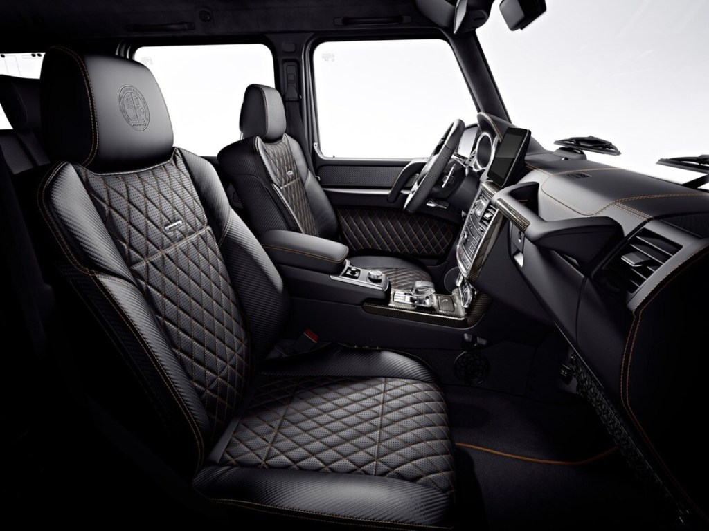 Black interior of 2024 Mercedes-Benz G-Wagen Final Edition 