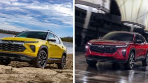 The 2024 model years of the Chevy Trailblazer and Chevy Trax subcompact SUV models