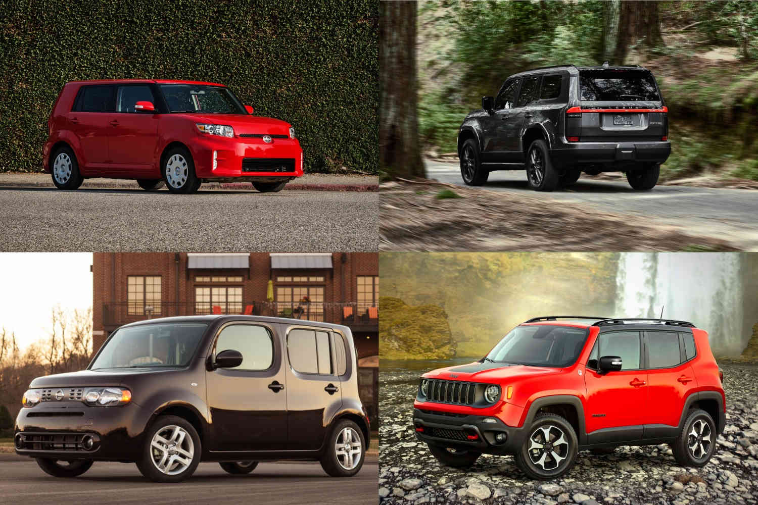 Weird boxy SUVs from Nissan, Toyota, Lexus, and Jeep