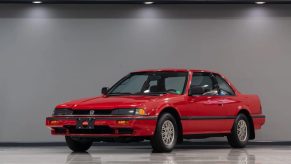 A front view of the 1987 Honda Prelude on Bring a Trailer