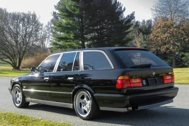 A similar BMW M5 Wagon to one that was the McLaren V12 test mule