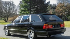 A similar BMW M5 Wagon to one that was the McLaren V12 test mule