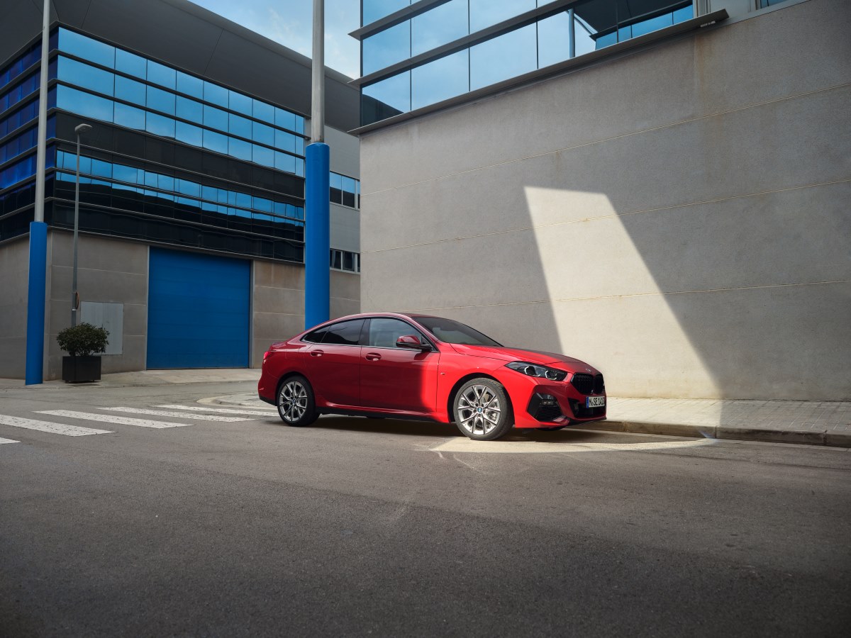 The 2023 BMW 2 Series Gran Coupe in red